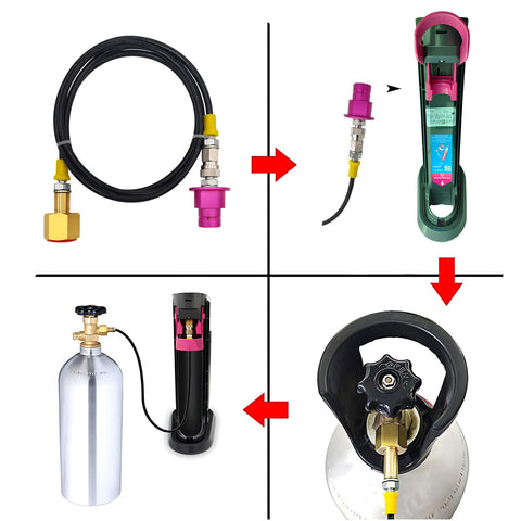 VaVoger lightweight soda adapter design simplifies installation on home machines.