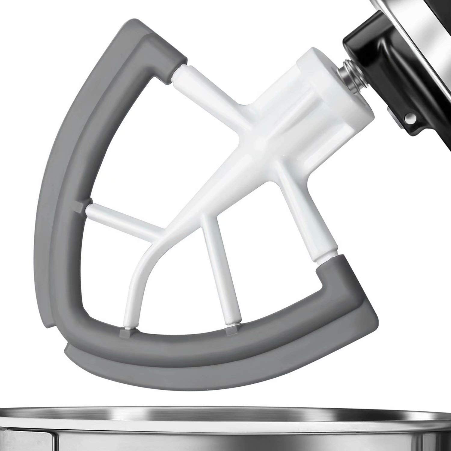 Vaxaape Flex Edge Beater with silicone edges for thorough scraping of cookie dough