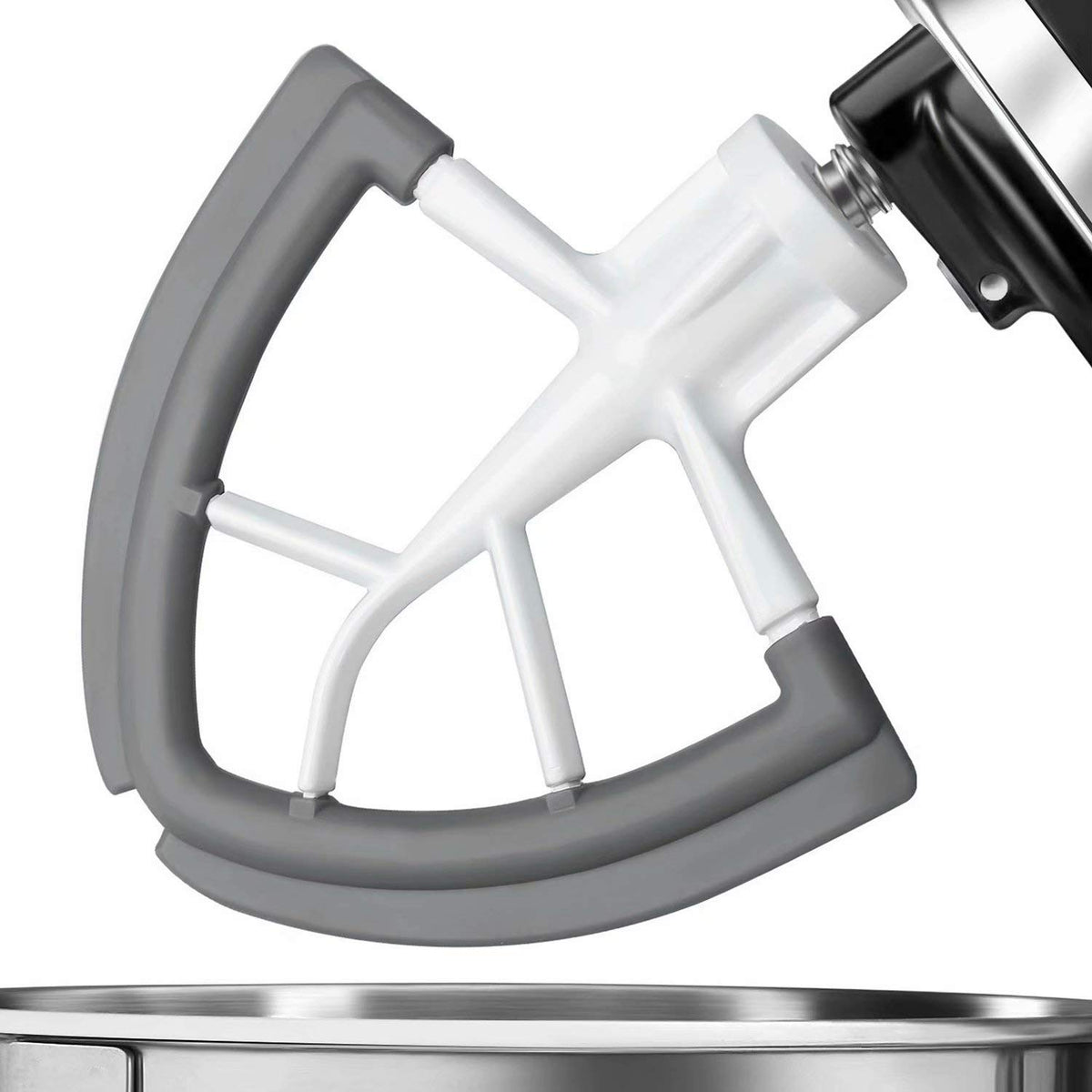 Vaxaape Flex Edge Beater with silicone edges for thorough scraping of cookie dough