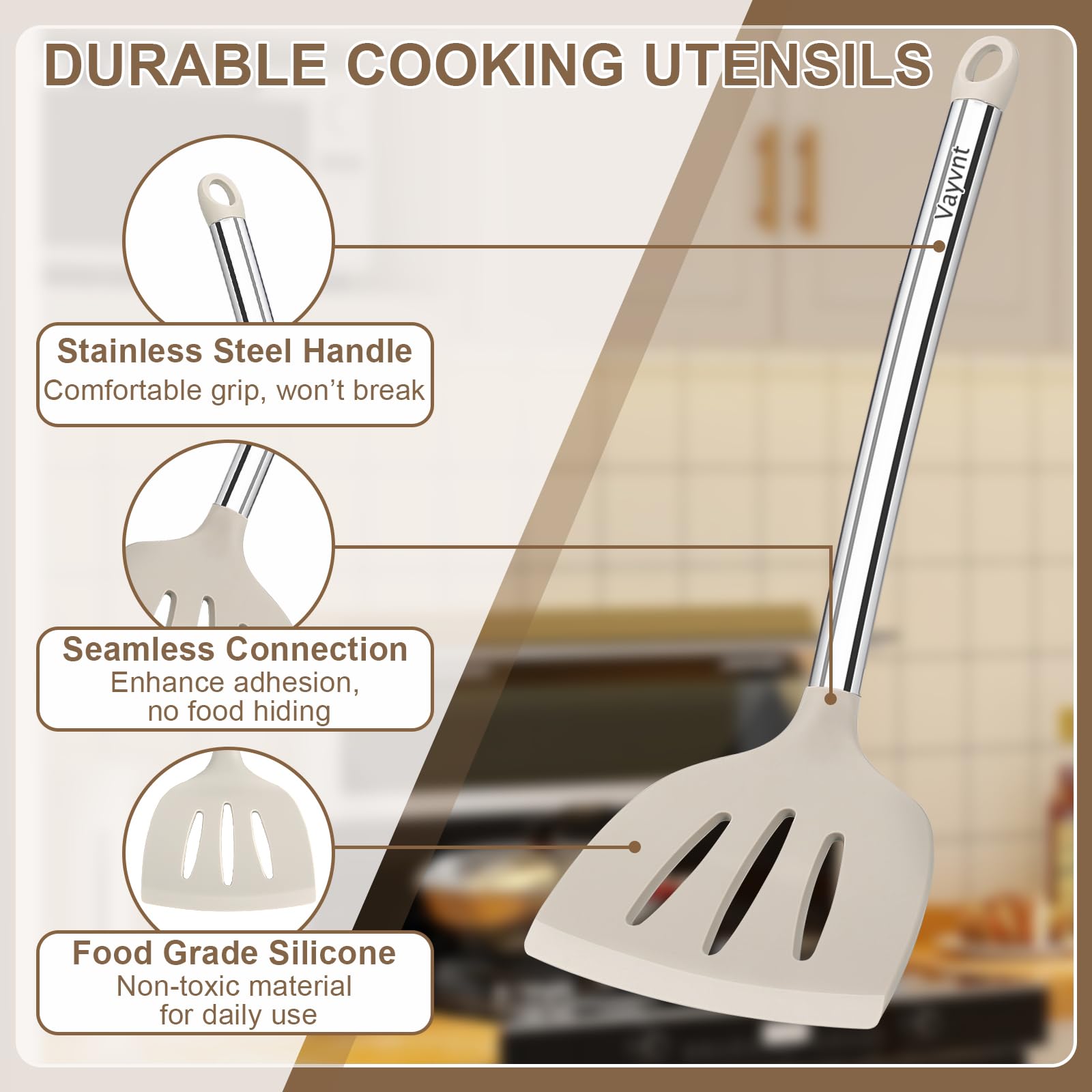 Vayvnt spoon-stirring utensil smooths sauces and soups