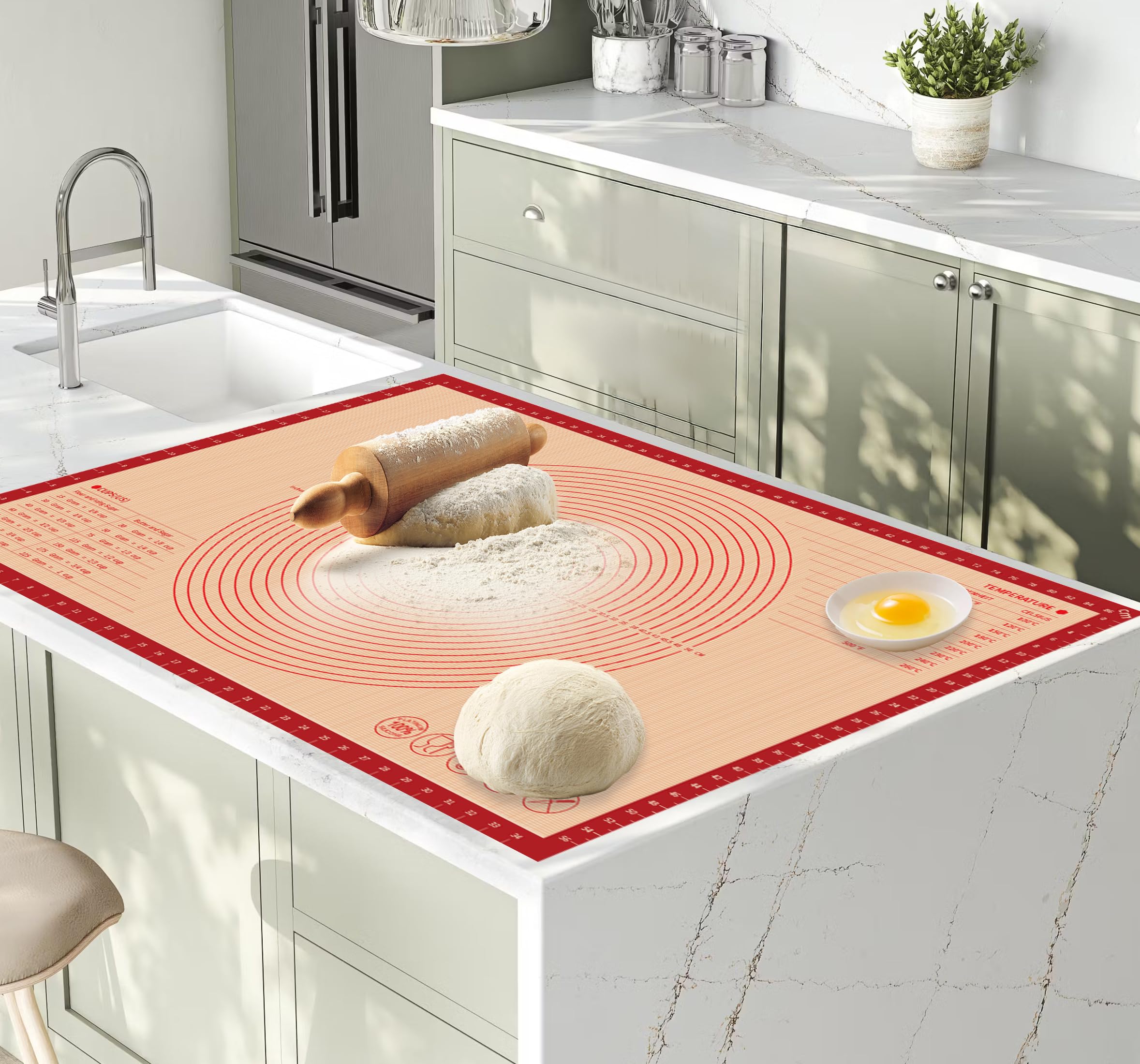 VCHOMY measurement engravings aid precise pastry sizing