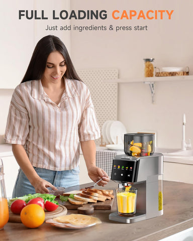 VCK high-yield juicing supports leafy greens, citrus, and root vegetables