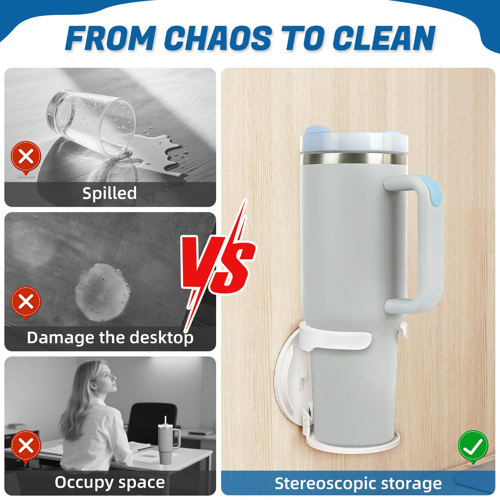 VEAQEE durable ABS material provides sturdy support for daily use.