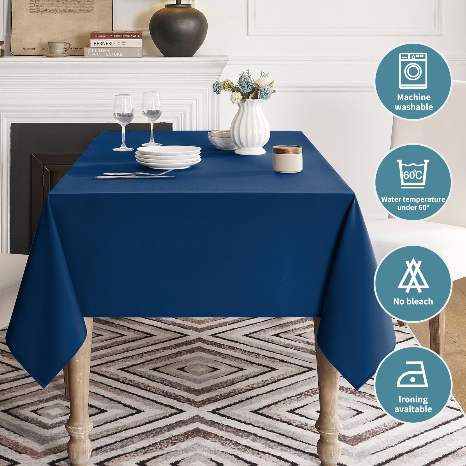 Veblandy outdoor gathering with spill-proof table cover in use.