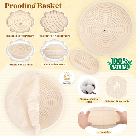 VEDALIO bread lame and blades enable precise scoring patterns