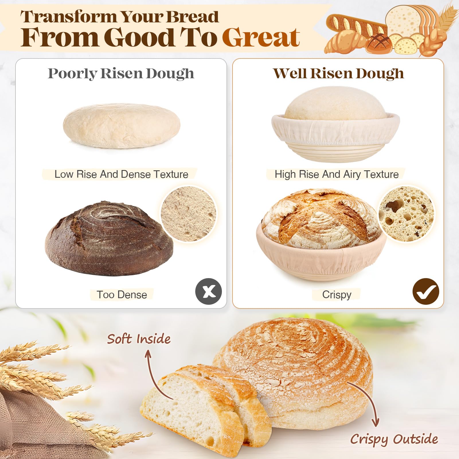 VEDALIO bread lame blades offer clean, precise scoring for professional-looking loaves.