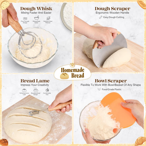 VEDALIO bread lame blades for sharp, controlled scoring