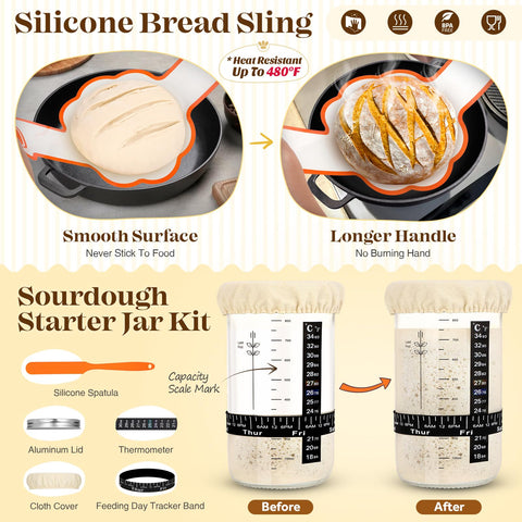 VEDALIO bread stencil adds decorative patterns to finished loaves.