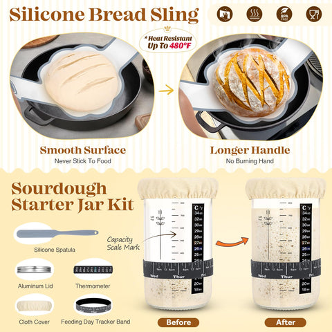 Vedalio silicone spatula for flexible mixing and scraping dough without waste