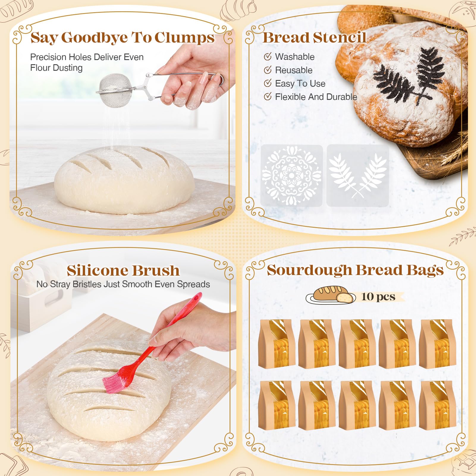 VEDALIO silicone spatula eases mixing and scraping for smooth dough