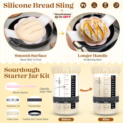 VEDALIO silicone spatula for gentle mixing and smooth dough handling