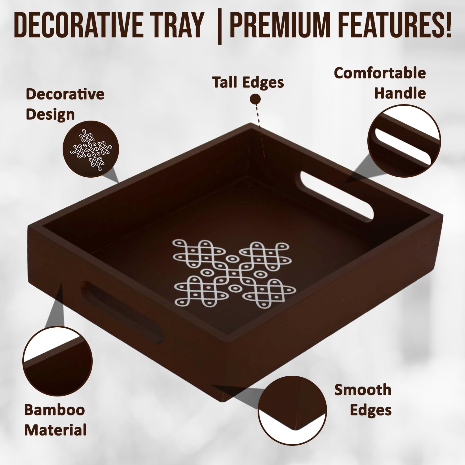 Vedantam four-piece tray set ready for gifting at pooja and celebrations
