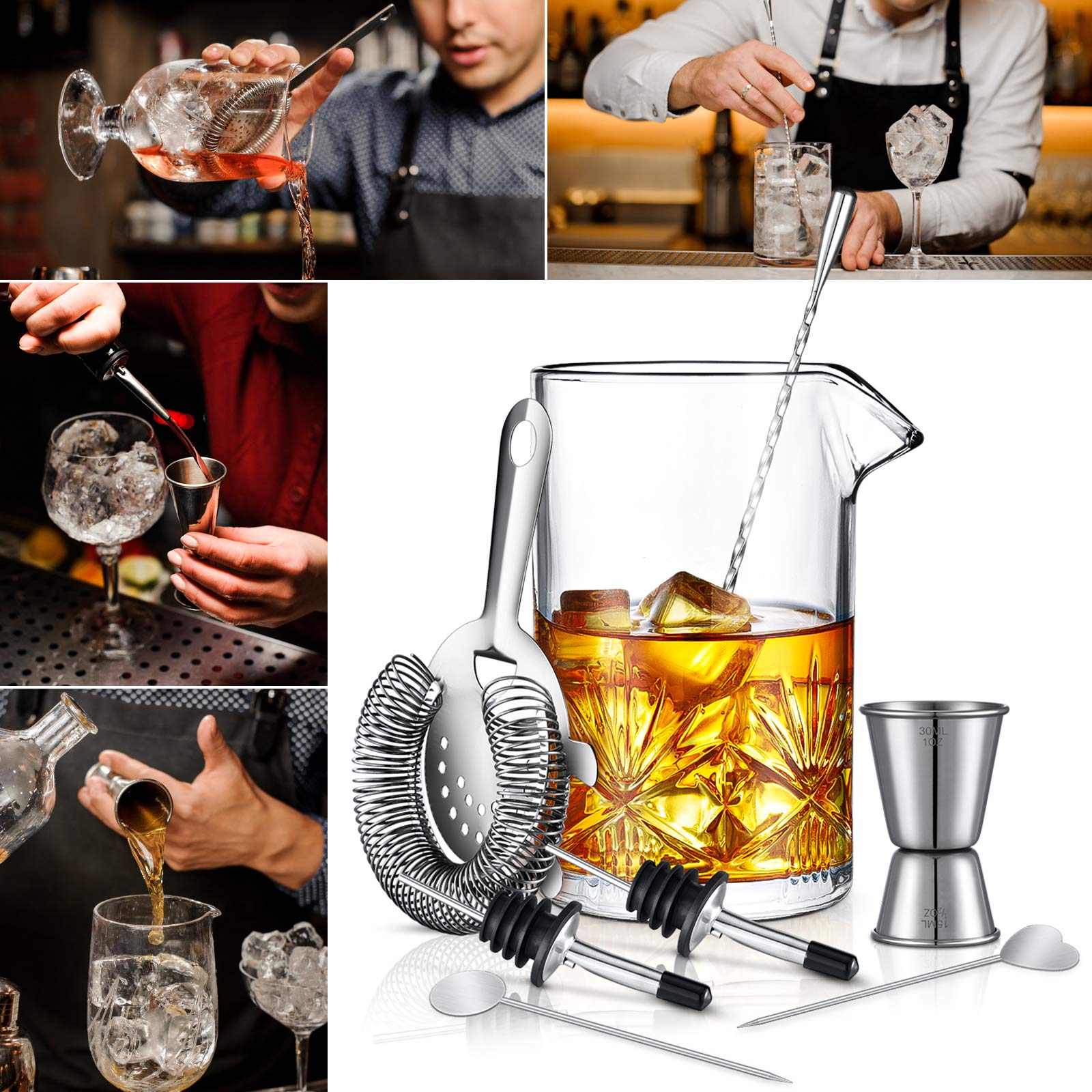 Veecom cocktail picks set adds garnish and easy skewer use.