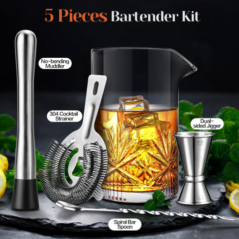 veecom muddler helps release flavors from herbs and fruit zest.