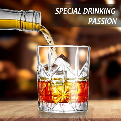 veecom vintage crystal pattern glass with carved detailing for elegance