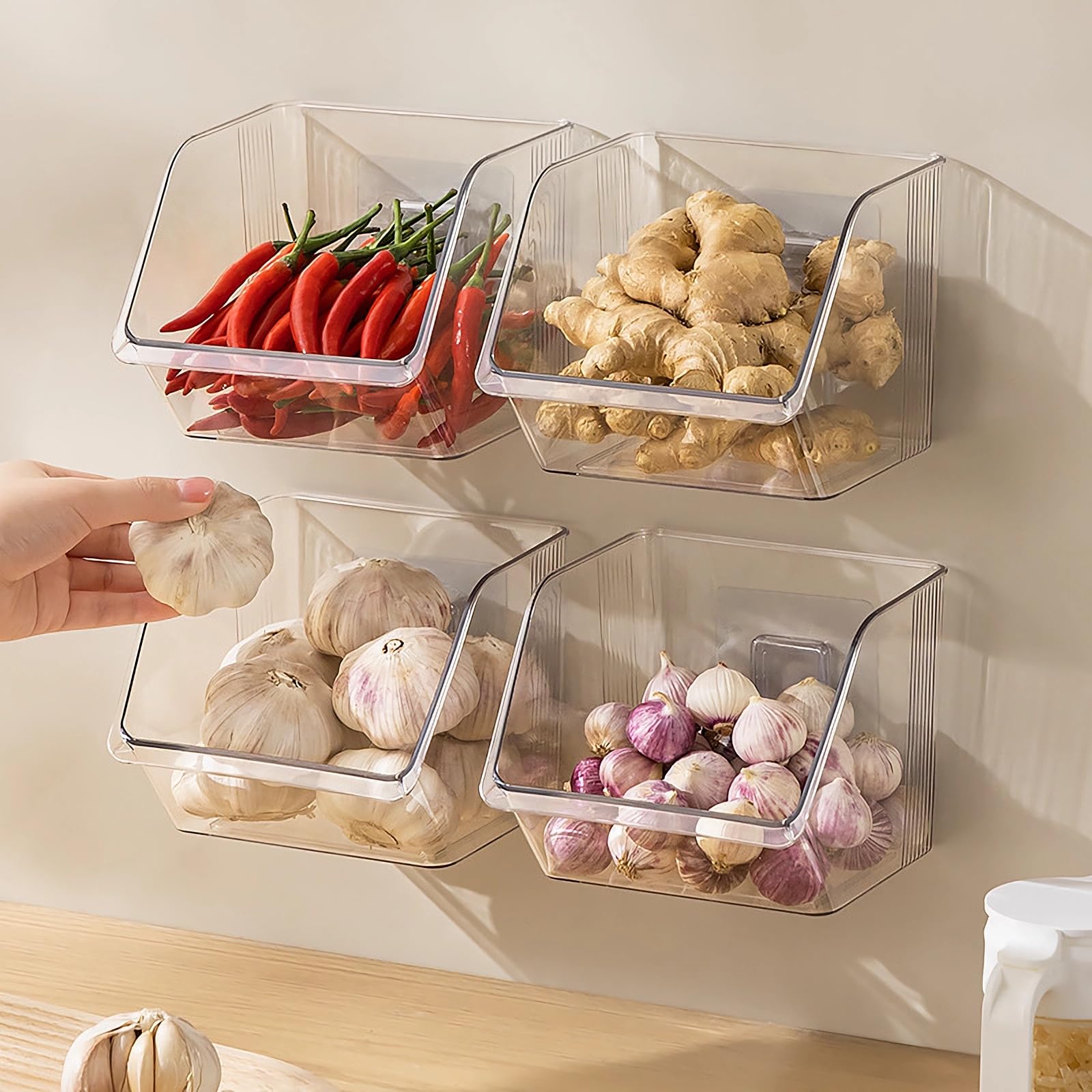 Veefos adhesive pads included ensure secure, damage-free mounting.