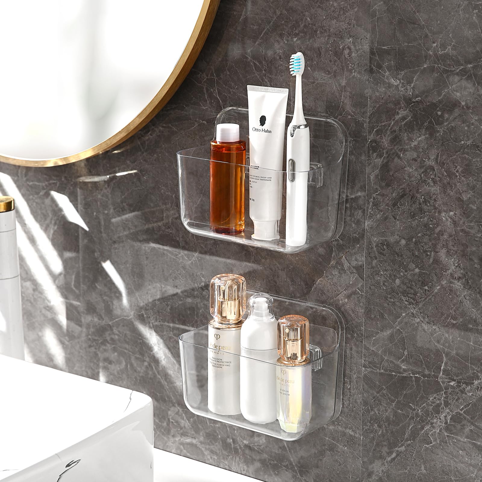 Veefos dish pod organization keeps pods tidy on pantry shelf.