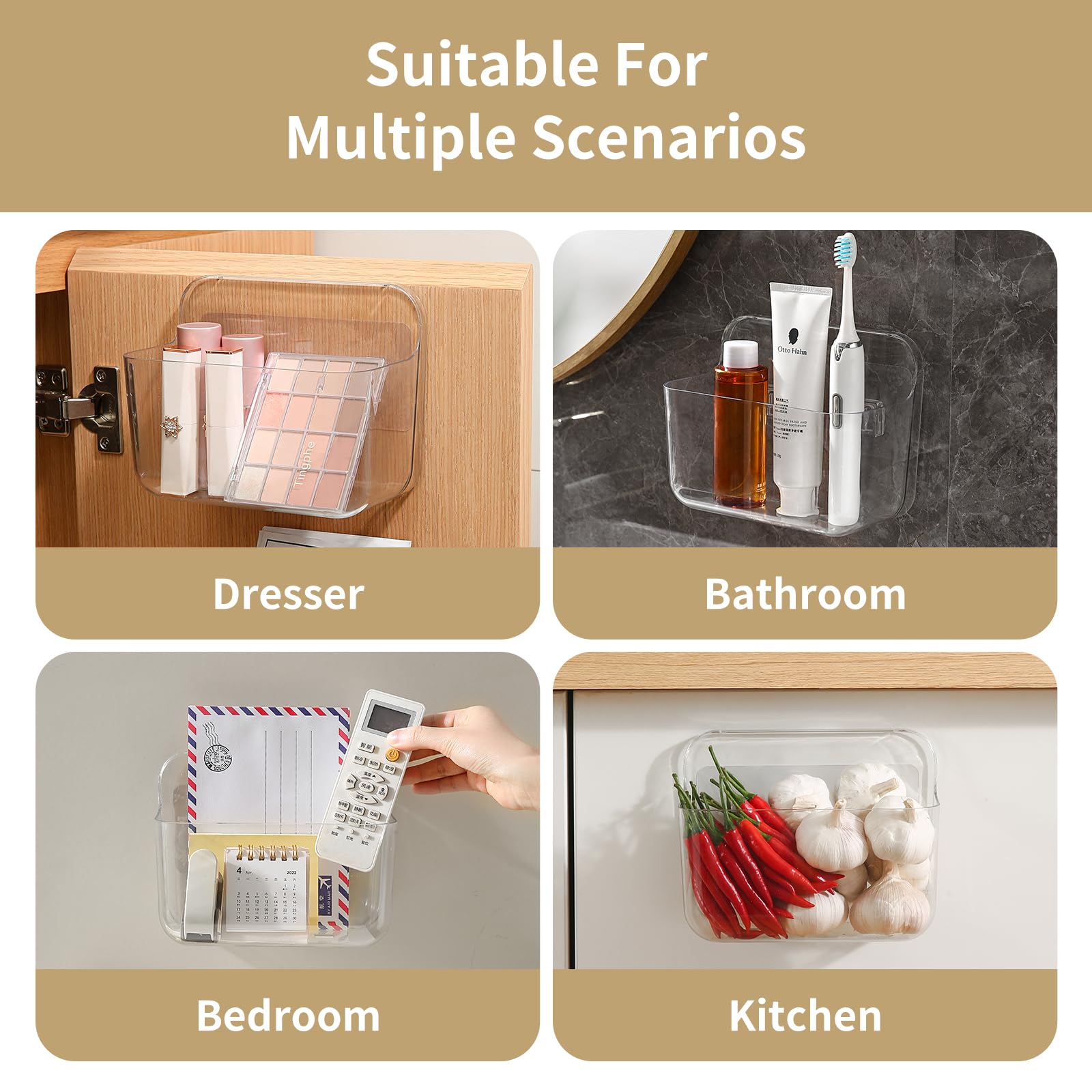 Veefos pantry shelf organizer enhances visibility and reach.
