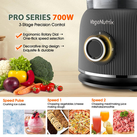 VegeNutrix-dough-blade kneads dough with consistent texture.