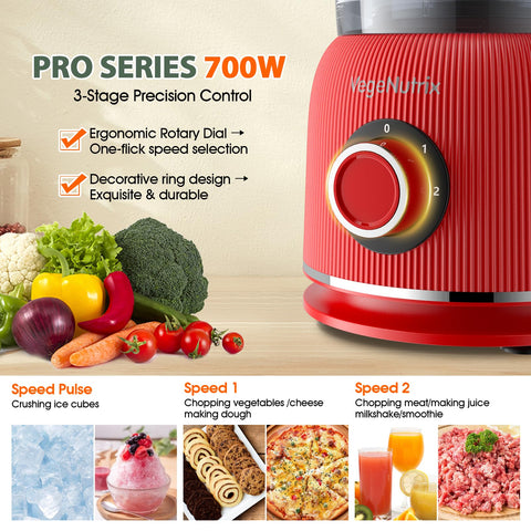 VegeNutrix pro extractor blades for smooth purees and sauces