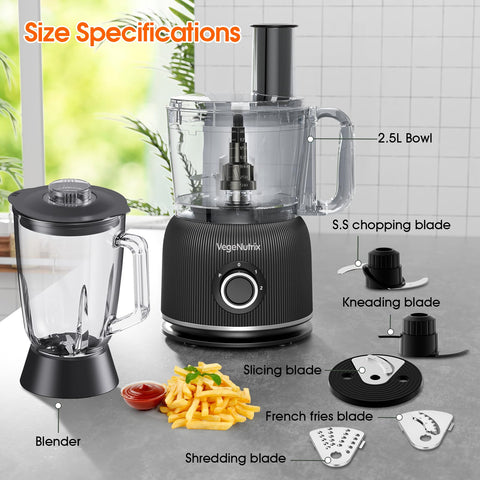 VegeNutrix-shredding-blade shreds cheese and vegetables evenly.