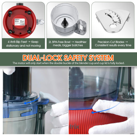 VegeNutrix slicing blade for uniform veggie slices