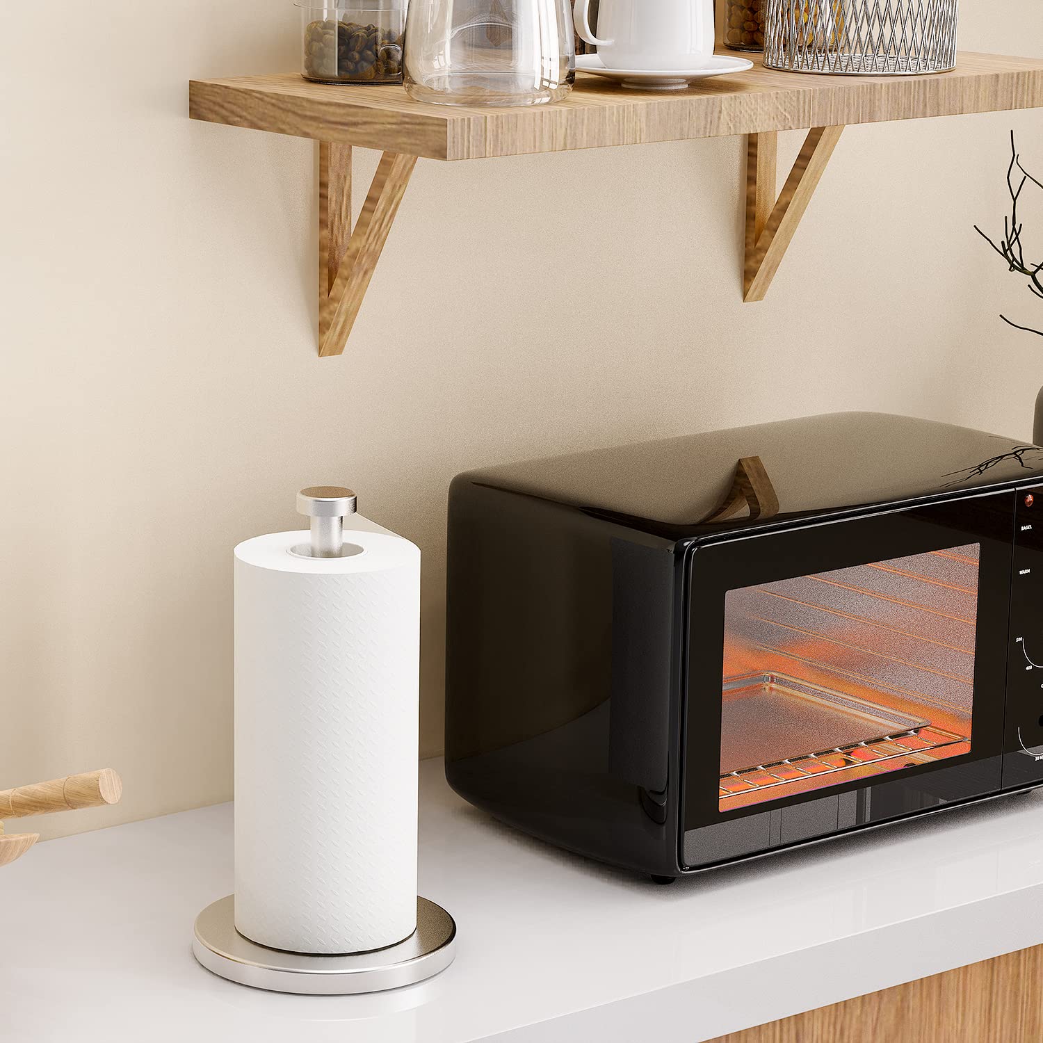 VEHHE easy-roll access helps grab towels quickly and neatly.
