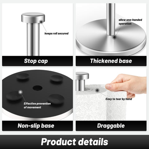 VEHHE weighted base provides stable support while in use.