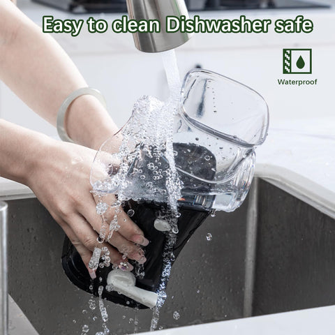VEKAYA easy-clean design allows dishwasher-safe washing after use.