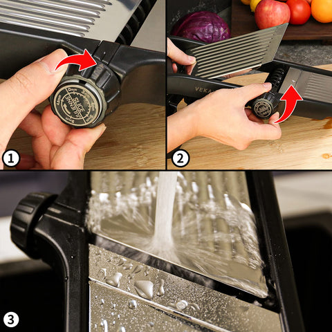 VEKAYA easy-clean design with removable drum for quick washing
