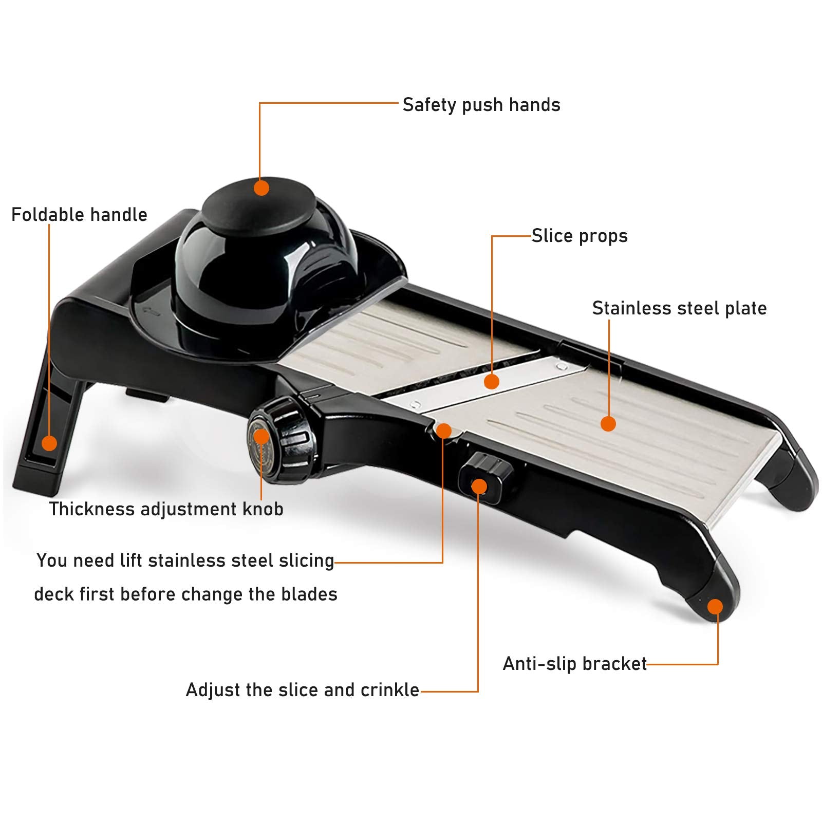 Adjustable thickness control on the VEKAYA slicer for precise cuts