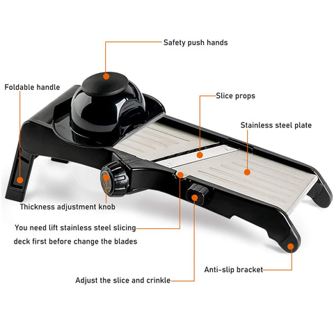 Adjustable thickness control on the VEKAYA slicer for precise cuts