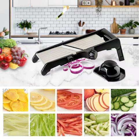 WAFFLE-cut option on the VEKAYA slicer for crispy slices