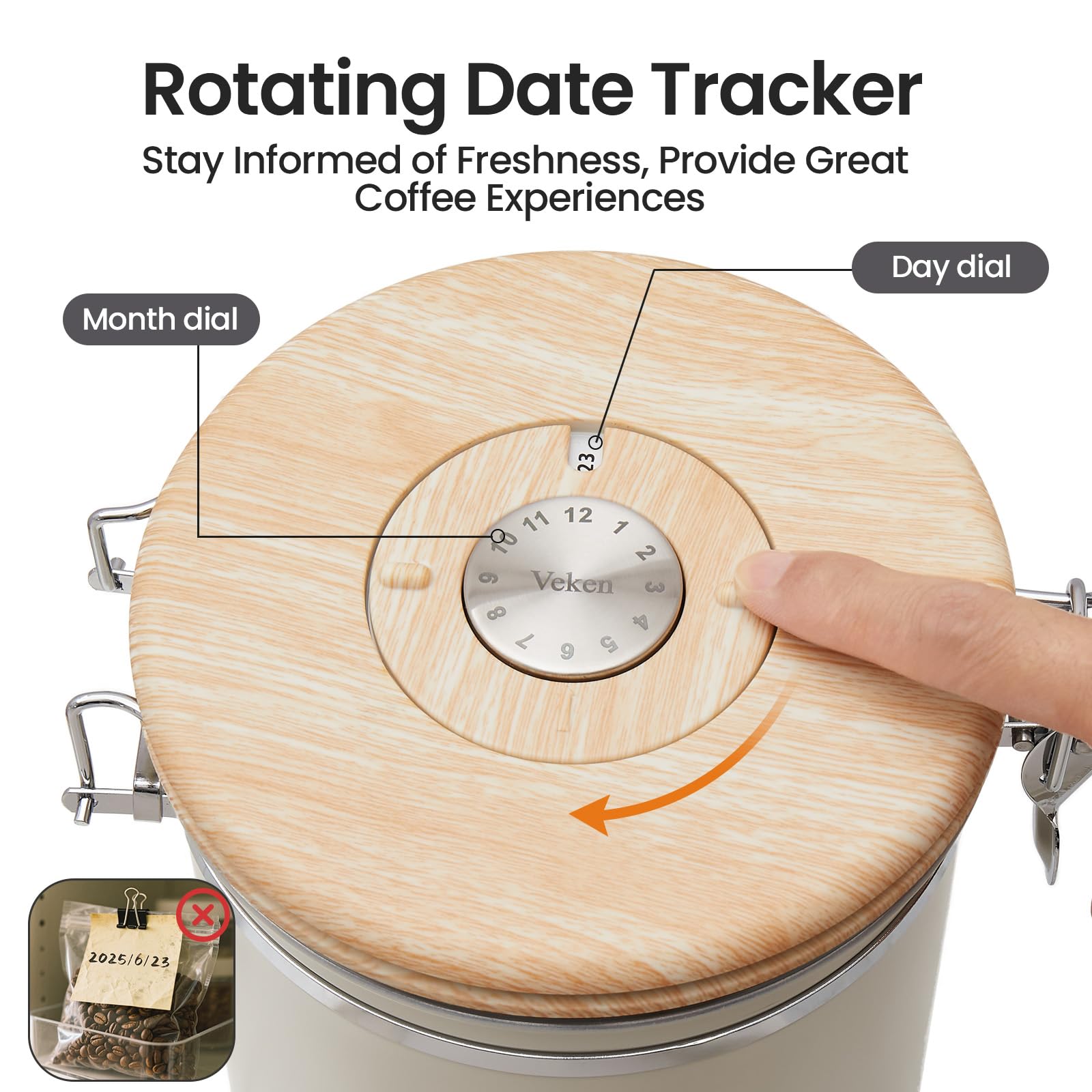 Veken versatile storage for tea, sugar, flour, and more.