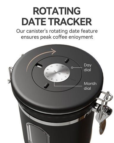 Veken date tracker lid helps monitor storage time at a glance