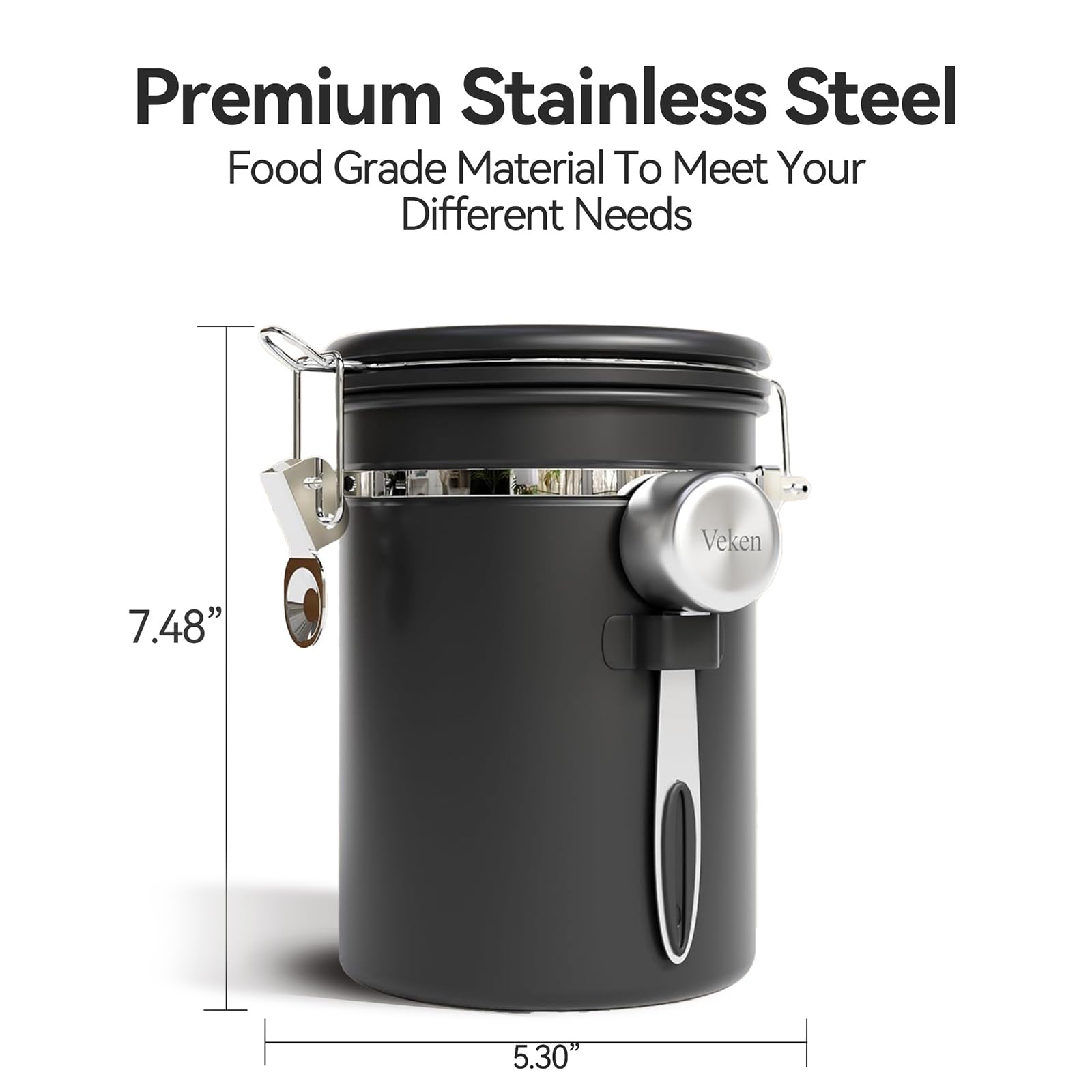 Date tracker lid helps plan storage for your beans.