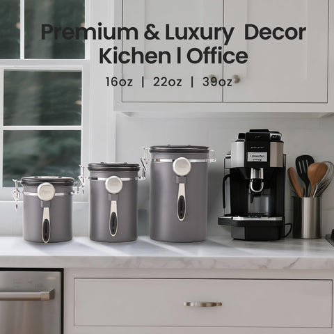 Veken 304 stainless steel construction offers durable, elegant kitchen storage.