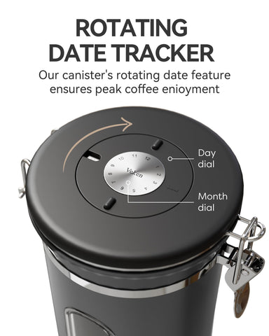 Veken free scoop attaches to the canister for convenient portions.