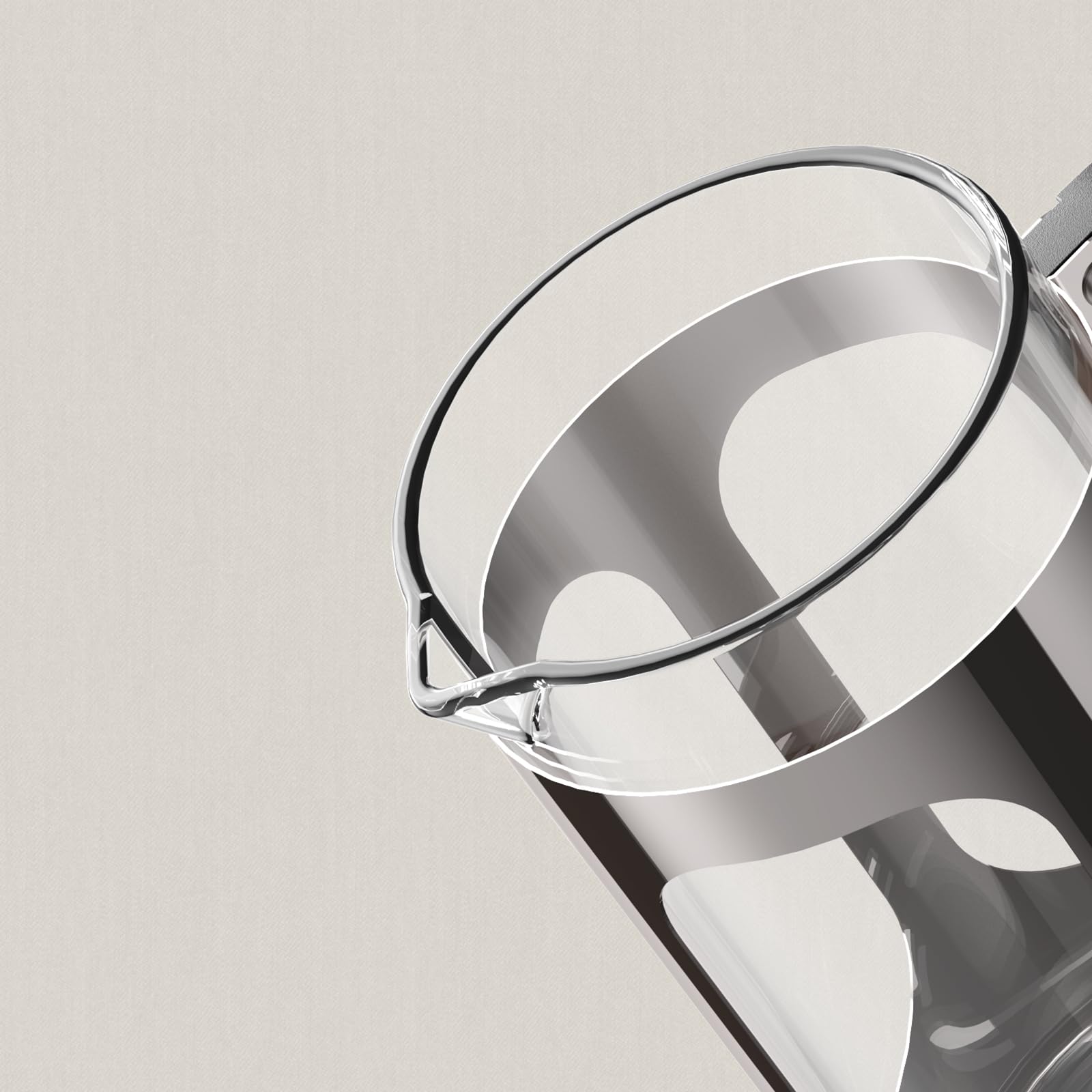 Veken 304 stainless steel plunger highlights durable filtration for cleaner coffee