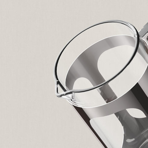 Veken 304 stainless steel plunger highlights durable filtration for cleaner coffee