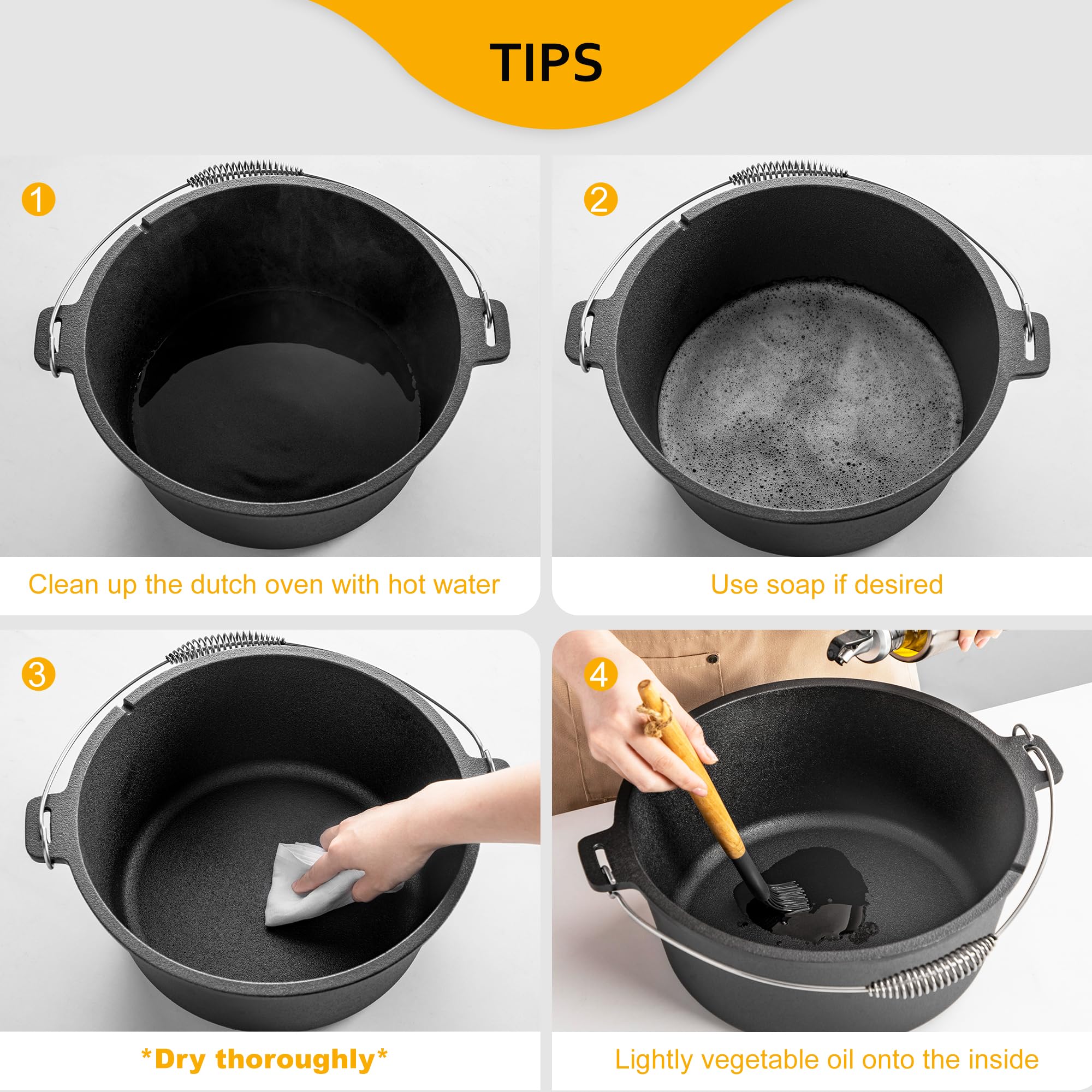 Velaze care tips for seasoning and long-lasting non-stick surface