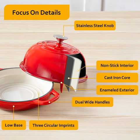 Velaze enamel coating delivers steady heat and easy maintenance