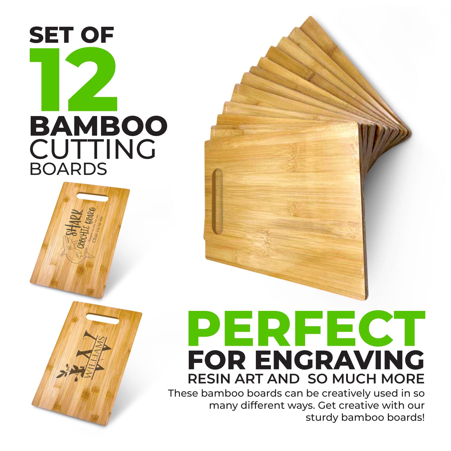 Ven-Trap bamboo board with reversible surface for versatile kitchen prep.