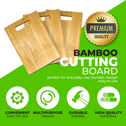 Ven-Trap bamboo board is wall-hanging ready for display and storage.