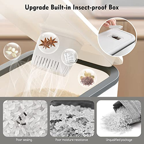 BPA-free VenDotbi materials ensure safe, durable storage for rice, nuts, and cereal.