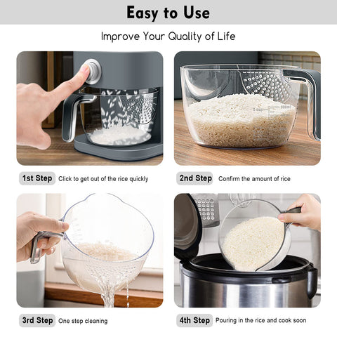 Compact VenDotbi cereal dispenser fits shelves, counters, and cabinets.