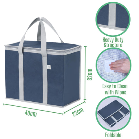VENO cooler bag demonstrates large capacity for groceries and meals during trips.