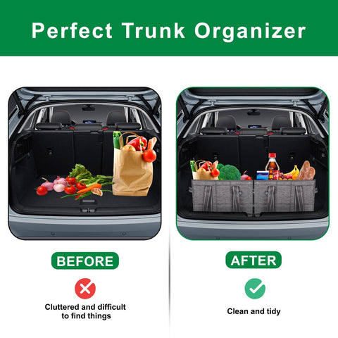 VENO bags help organize groceries in car trunks and carts