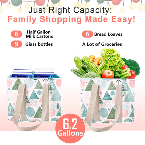 VENO rigid heavy-duty structure supports up to 40 lbs of groceries