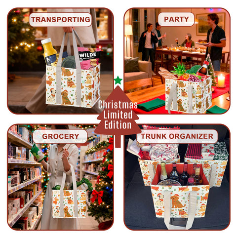 VENO collapsible design folds flat for compact storage after holidays.